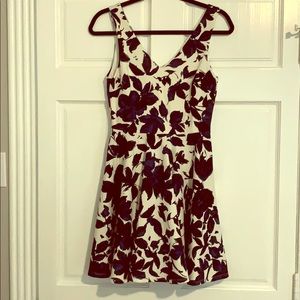 Dry Goods Floral Navy Skater Dress